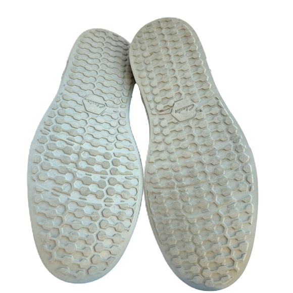 Clarks Mens Canvas Size 9 M Green Shoes Casual Lace Up Loafers - Picture 6 of 13